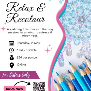 Relax & Recolor Your Mood(Online-Zoom)