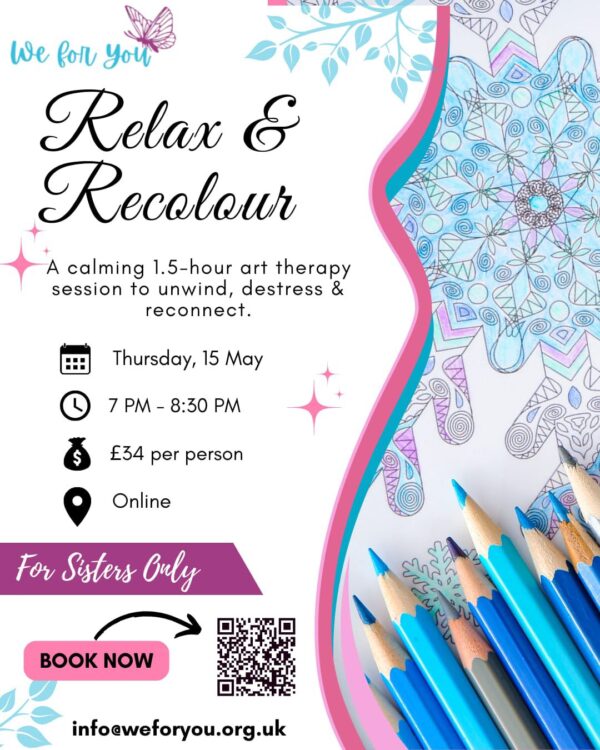Relax & Recolor Your Mood(Online-Zoom)