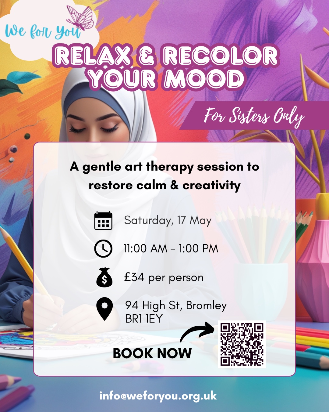 Relax & Recolor Your Mood(In-Person)
